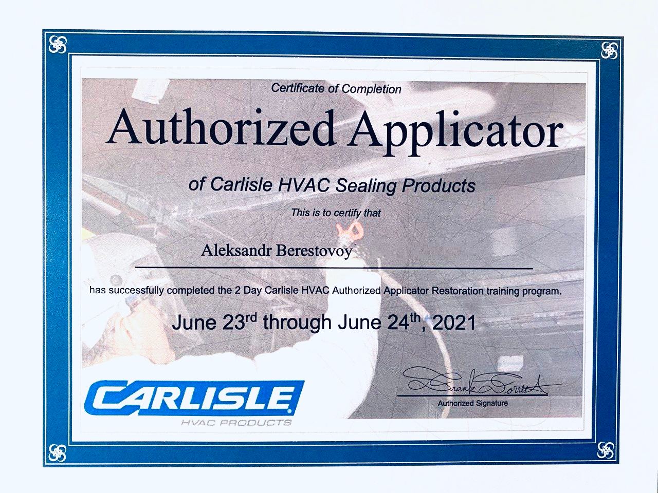 Certified Duct Cleaning Company in Brooklyn NYC Carlisle Authorized Applicator