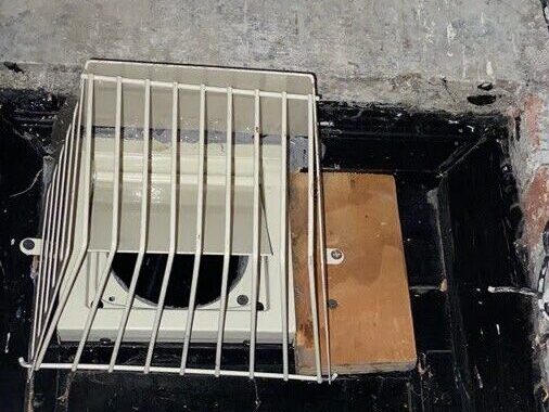 Proper metal vent cover with a damper